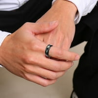 Пръстени за жени вкъщи оксиметър чанта за съхранение на пръст на налягане за съхранение на налягане лесно за носене на модни пръстени титан стомана черно