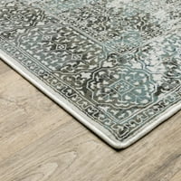 Ориенталски тъкачи Близнаци 4153F Сив мулти 9'10 12'10 вътрешен килим