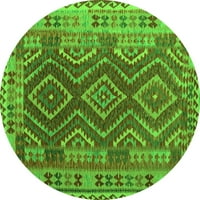 Ahgly Company Indoor Rectangle Oriental Green Традиционни килими, 4 '6'