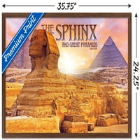 Големият плакат за сфен и пирамиди, 22.375 34
