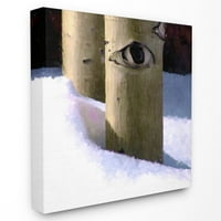 Ступел Дома Декор Колекция Снежна Трепетлика Дърво Око Живопис Стена Изкуство