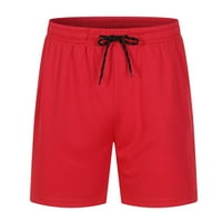 Fragarn Men's Pants Мъжки моден солиден цвят ежедневни спортни джобни панталони спортни панталони с къси панталони