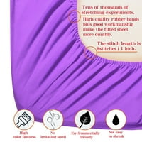 15 Дълбока джобна броя на нишките луксозни първокласни бръчки избледняване на петна устойчив чаршаф - чаршаф