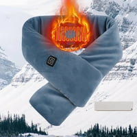 Интелигентен отопляем шал за жени и мъже Зимна термична сгъстяваща електрическо отопление шал Comfy Check Sharf Wrap с батерия
