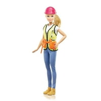 Кукла Barbie Builder с Mega Bloks Commondibuild Bricks