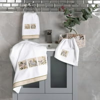 Linum Home Textiles Belinda Turkish памучен разкрасен комплект за кърпи за ръце