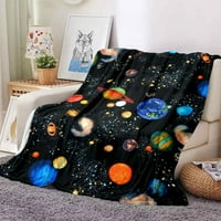 Space Room Galaxy Star Bendlet Lightweight Super Soft Plush Flannel Throwing Одеяло за диван легло диван най -добър офис подаръци King Size