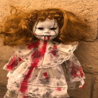Кървати шевове се сблъскват с страховито изкуство на куклата на ужасите от Кристи Creepydolls