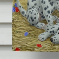 Carolines Treasures Asa2071chf Dalmatian Pups Flag Canvas Размер на къщата Голям, многоцветен