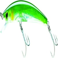 Yo-Zuri Fishing Lure F1145C Crystal 3d миноу 1 2 Oz Green Silver
