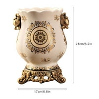 Домашен декор нова ретро керамична декорация на ваза керамични занаяти вази вази орнаменти c