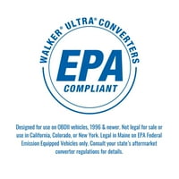 Walker Assust Ultra EPA Direct Fit Catalytic Converter Poins Select: 2012- Hyundai Elantra, 2011- KIA Sorento