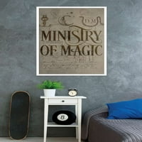 Светът на Wizarding: Хари Потър - Плакатът на Министерството на вълшебната стена, 22.375 34