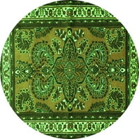 Агли Компания Вътрешен Правоъгълник Персийски Зелени Традиционни Килими Площ, 2 '3'