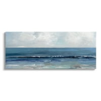 Ступел индустрии облачно океански вълни Хоризонт живопис галерия увити платно печат стена изкуство, дизайн от Сали Суатланд