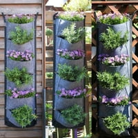 Trayknick засаждане на торбичка водоустойчив слой дизайн корозия устойчив овлажняващ голям капацитет градински декор джобна стена монтиране на засаждане на цветя чанта за отглеждане на градина доставки