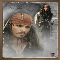 Карибските пирати на Дисни: В края на света - Джони Уол Плакат, 22.375 34