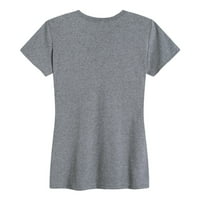 Фъстъци - Снупи плажна топка - Графична тениска с къси ръкави за жени
