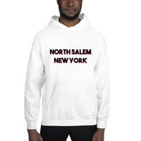 3xl два тона North Salem New York Hoodie Pullover Sweatshirt от неопределени подаръци