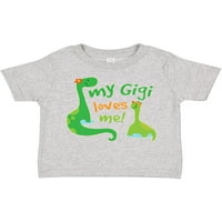 Inktastic my gigi обича ме внук динозавър подарък за дете момиче момиче