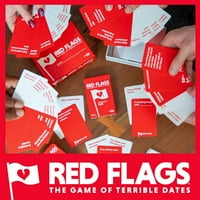 Червени флагове: разширяване едно-Играта на ужасни дати, ядро разширение палуба, Скибаунд игри, Възрастни игра на карти, забавно парти игра, нови карти, 3-играчи, Възраст 17+