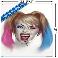Комикси - Harley Quinn - Вариантен плакат за стена с pushpins, 22.375 34