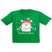 Неудобни стилове грозна Коледна тениска за момчета момичета Коледа Лама детски тениски