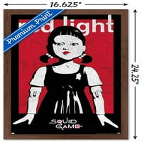 Игра на Netfli Squid - Red Light Wall Poster, 14.725 22.375