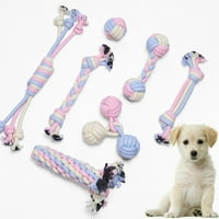 Mairbeon Pet Toy Екологично число многоцветна мека гума, пикап за пръчки за куче