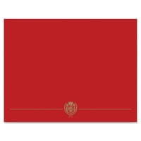Консолидиран печат Cosco Red Classic Crest Gold притежател