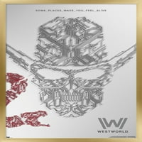 Westworld - Плакат за бяла стена, 14.725 22.375