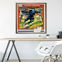 Marvel Trading Cards - Плакат за стена на Black Panther, 22.375 34 Framed