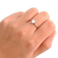 Miyuadkai пръстени Опал пръстен Любовник на сърцето Опал бяла каменна ръка бижута Модна бижута пръстен бижута бяло 10