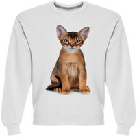 Абисински котето Суичър Суичър Мъже -Маг от Shutterstock, мъжки X -Large