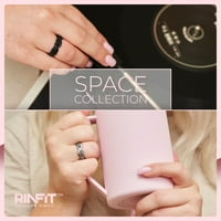 Силиконови сватбени пръстени за жени от Rinfit - подмяна на каучукова лента - Колекция на космоса - Пакет за пръстени