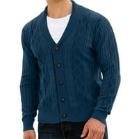 Ханас моден ежедневен мъж ризи есен и зима нов жилетка за мъжки пуловер с висококачествен бизнес пуловер