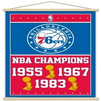 Philadelphia 76ers - Champions Wall Poster, 22.375 34