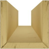 Екена мелница 8 в 6 х 14 ' Л 3-странична пясъкоструйна Ендуратанова таванна греда, естествен златен дъб