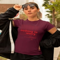 Нищо, за да се притеснявате жени с тениски -Image от Shutterstock, женска среда