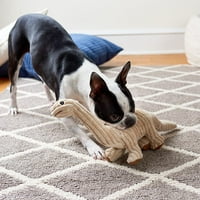 Rocco & Roxie Plush Squeak играчка за кучета - сладки форми на динозавър - Бронтозавър