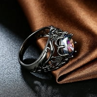 Ханксиулин цветни каменни пръстени бижута за рожден ден предложение за подарък за булчински годежен пръстен за парти