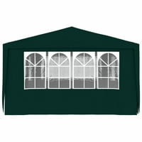 Палатка за професионално парти Suzicca със странични стени 13.1'x19.7 'зелено 0. Ozft²