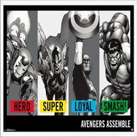 Marvel Comics - Avengers - черти - Hero - Super - Loyal - Smash
